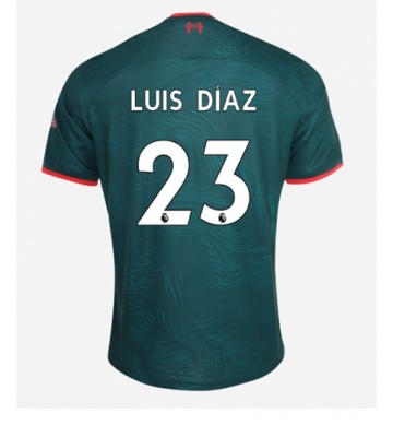Liverpool Luis Diaz #23 Tredjedrakt 2022-23 Kortermet